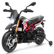 Load image into Gallery viewer, Gymax 12V Licensed Kids Ride On Motorcycle w/ Headlight Training Wheel Black/Red