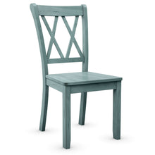 Load image into Gallery viewer, Gymax Set of 4 Wooden Dining Side Chair Armless Chair Home Kitchen Mint Green