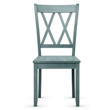 Load image into Gallery viewer, Gymax Set of 4 Wooden Dining Side Chair Armless Chair Home Kitchen Mint Green