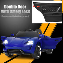 Load image into Gallery viewer, Gymax 12V Electric Kids Ride-on Car Vehicle w/ MP3 2.4G Remote Control Blue