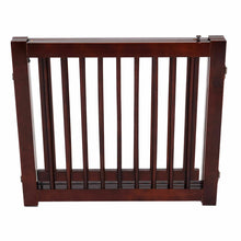 Load image into Gallery viewer, Gymax Folding Free Standing 3 Panel Wood Pet Dog Safety Fence