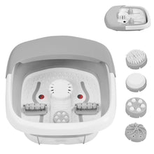 Load image into Gallery viewer, Gymax Foldable Foot Spa Bath Motorized Massager w/ Heat Bubble Red Light Stress Relief