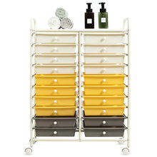 Load image into Gallery viewer, Gymax Office Rolling Cart 20 Storage Drawers Scrapbook Paper Studio Organizer