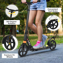 Load image into Gallery viewer, Gymax Folding Aluminium Adjustable Kick Scooter w/Shoulder Strap for Kids Teens Adults