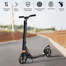 Load image into Gallery viewer, Gymax Folding Aluminium Adjustable Kick Scooter w/Shoulder Strap for Kids Teens Adults