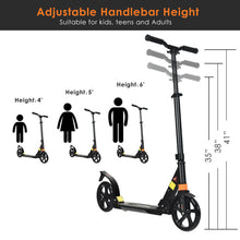 Load image into Gallery viewer, Gymax Folding Aluminium Adjustable Kick Scooter w/Shoulder Strap for Kids Teens Adults