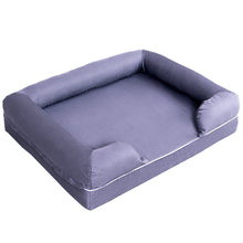 Load image into Gallery viewer, Gymax Small Dog Sofa Pet Bed Solid Memory Foam Comfortable Gray