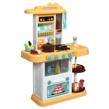 Load image into Gallery viewer, Gymax Kitchen Playset Kids Play Kitchen Toy Accessories Set w/Realistic Lights &Sounds