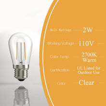 Load image into Gallery viewer, Gymax 19.5FT LED Outdoor Waterproof Commercial Grade Patio Globe String Lights Bulbs