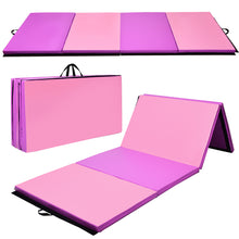 Load image into Gallery viewer, Gymax Folding Panel Gym Fitness Exercise Gymnastics Mat 4' x 10' x 2''