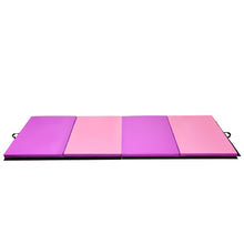 Load image into Gallery viewer, Gymax Folding Panel Gym Fitness Exercise Gymnastics Mat 4' x 10' x 2''