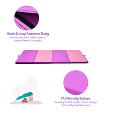 Load image into Gallery viewer, Gymax Folding Panel Gym Fitness Exercise Gymnastics Mat 4' x 10' x 2''