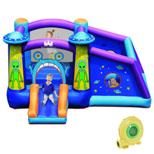 Load image into Gallery viewer, Gymax Inflatable Bouncer Alien Bounce HouseKids Jump Slide Ball Pit w/ 480W Blower