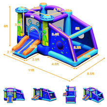Load image into Gallery viewer, Gymax Inflatable Bouncer Alien Bounce HouseKids Jump Slide Ball Pit w/ 480W Blower