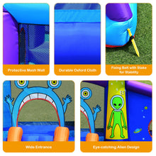 Load image into Gallery viewer, Gymax Inflatable Bouncer Alien Bounce HouseKids Jump Slide Ball Pit w/ 480W Blower