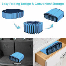Load image into Gallery viewer, Gymax 55'' Foldable Dog Pet Pool Kiddie Bathing Tub Indoor Outdoor Portable Leakproof