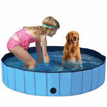 Load image into Gallery viewer, Gymax 63'' Foldable Dog Pet Pool Kiddie Bathing Tub Indoor Outdoor Portable Leakproof