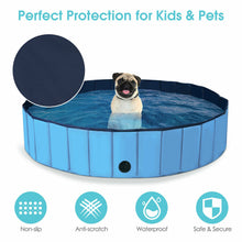 Load image into Gallery viewer, Gymax 63'' Foldable Dog Pet Pool Kiddie Bathing Tub Indoor Outdoor Portable Leakproof