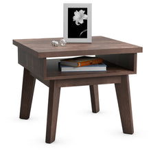 Load image into Gallery viewer, Gymax 2-Tier Nightstand Space-Saving Side Sofa End Table w/ Open Storage Compartment