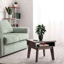 Load image into Gallery viewer, Gymax 2-Tier Nightstand Space-Saving Side Sofa End Table w/ Open Storage Compartment