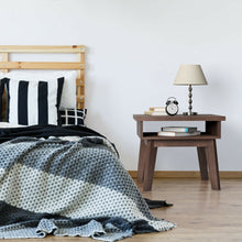 Load image into Gallery viewer, Gymax 2-Tier Nightstand Space-Saving Side Sofa End Table w/ Open Storage Compartment