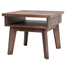 Load image into Gallery viewer, Gymax 2-Tier Nightstand Space-Saving Side Sofa End Table w/ Open Storage Compartment