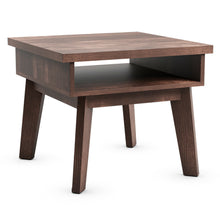 Load image into Gallery viewer, Gymax 2-Tier Nightstand Space-Saving Side Sofa End Table w/ Open Storage Compartment