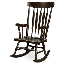 Load image into Gallery viewer, Gymax 2PCS Wooden Rocking Chair Single Rocker Indoor Garden Patio Yard Coffee