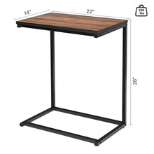 Load image into Gallery viewer, Gymax Sofa Side End Table C Shaped Table Laptop Holder End Stand Desk Notebook Tablet