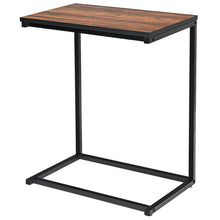 Load image into Gallery viewer, Gymax Sofa Side End Table C Shaped Table Laptop Holder End Stand Desk Notebook Tablet