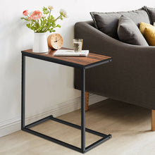 Load image into Gallery viewer, Gymax Sofa Side End Table C Shaped Table Laptop Holder End Stand Desk Notebook Tablet