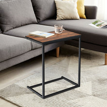 Load image into Gallery viewer, Gymax Sofa Side End Table C Shaped Table Laptop Holder End Stand Desk Notebook Tablet