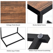 Load image into Gallery viewer, Gymax Sofa Side End Table C Shaped Table Laptop Holder End Stand Desk Notebook Tablet