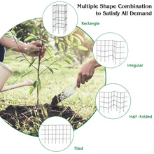 Load image into Gallery viewer, Gymax 4 Pack Tomato Cages Garden Cages Stakes Plant Trellis 16'' x 16'' x 39''