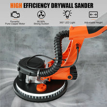 Load image into Gallery viewer, Gymax Electric Foldable Drywall Sander 750W Variable Speed w/Automatic Vacuum & Lights