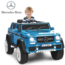 Load image into Gallery viewer, Gymax 12V Licensed Mercedes-Benz Kids Ride On Car RC Motorized Vehicles w/ Trunk