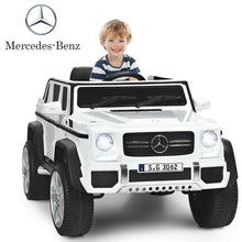 Load image into Gallery viewer, Gymax 12V Licensed Mercedes-Benz Kids Ride On Car RC Motorized Vehicles w/ Trunk