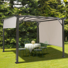 Load image into Gallery viewer, Gymax 10' X 10' Pergola Kit Metal Frame Gazebo &Canopy Cover Patio Furniture Shelter