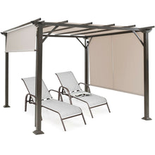 Load image into Gallery viewer, Gymax 10' X 10' Pergola Kit Metal Frame Gazebo &Canopy Cover Patio Furniture Shelter