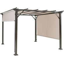 Load image into Gallery viewer, Gymax 10' X 10' Pergola Kit Metal Frame Gazebo &Canopy Cover Patio Furniture Shelter