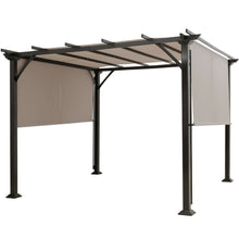 Load image into Gallery viewer, Gymax 10' X 10' Pergola Kit Metal Frame Gazebo &Canopy Cover Patio Furniture Shelter