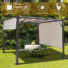 Load image into Gallery viewer, Gymax 10' X 10' Pergola Kit Metal Frame Gazebo &Canopy Cover Patio Furniture Shelter