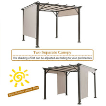 Load image into Gallery viewer, Gymax 10' X 10' Pergola Kit Metal Frame Gazebo &Canopy Cover Patio Furniture Shelter