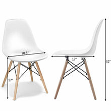Load image into Gallery viewer, Gymax Set of 2 Dining Chairs Mid Century Modern Wooden Legs Kitchen Living Room