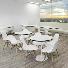 Load image into Gallery viewer, Gymax Set of 2 Dining Chairs Mid Century Modern Wooden Legs Kitchen Living Room