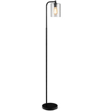 Load image into Gallery viewer, Gymax Industrial Floor Lamp w/ Glass Shade Indoor Modern Tall Pole Lamp for Office