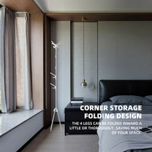 Load image into Gallery viewer, Gymax Metal Coat Rack Stand Hat Hanger Entryway Hall Tree w/ Folding Base & 8 Hooks