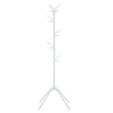 Load image into Gallery viewer, Gymax Metal Coat Rack Stand Hat Hanger Entryway Hall Tree w/ Folding Base & 8 Hooks