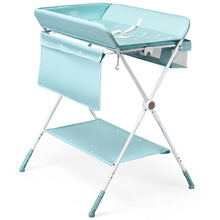 Load image into Gallery viewer, Gymax Baby Changing Table Folding Infant Diaper Station Nursery Organizer Storage