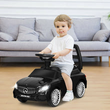 Load image into Gallery viewer, Gymax Licensed Mercedes Benz Kids Ride On Push Car Gliding Scooter w/Light&Music Black